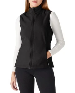Women's Lightweight Softshell Vest Windproof Fleece Lined Zip Up Sleeveless J... - Picture 1 of 6