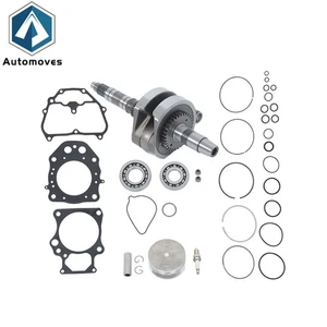 For HONDA TRX 420 RANCHER ENGINE REBUILD KIT CRANKSHAFT, PISTON, GASKETS 12-13 - Foto 1 di 20