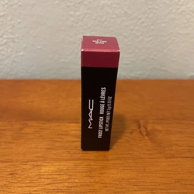 MAC Frost Lipstick Shade 311 NEW YORK APPLE Full Size 3g / .1oz Brand New In Box - Image 1 of 4