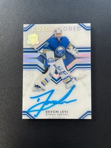 2023-24 The Cup Hockey Devon Levi Color Coded Auto BJST - Picture 1 of 5