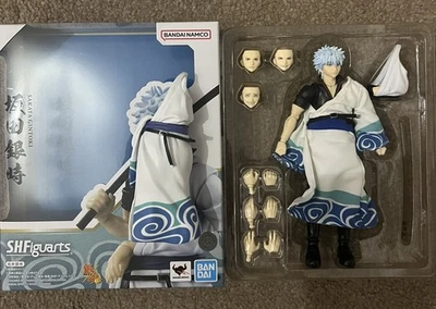 (+ Cloth Robe) Bandai S.H.Figuarts Gintama  Gintoki Sakata  - Image 1 of 4