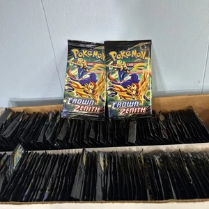 Crown Zenith Lot 36x Sealed Booster Packs Pokemon Fast Shipping Qty Available! - Foto 1 di 3