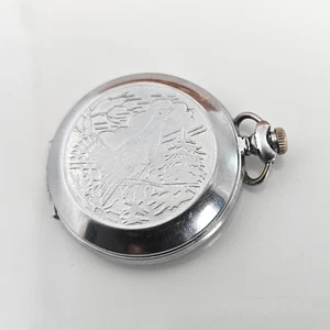 Orologio da tasca vintage CASE Bird URSS MOLNIJA SOVIET cassa orologio - Foto 1 di 8
