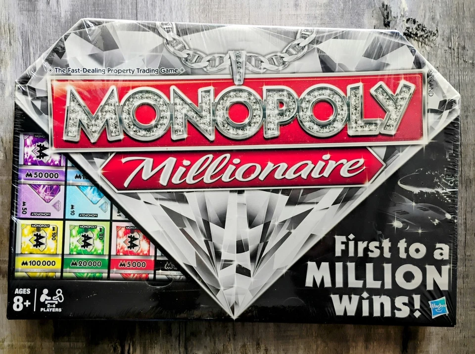 Hasbro Monopoly Millionaire The Fast-Dealing Property Trading Board Game
