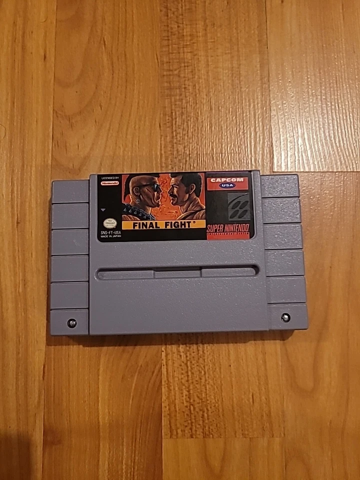 Final Fight Super Nintendo SNES Authentic Game Cartridge Tested Working - Image 1 of 4