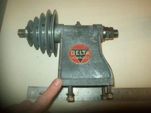 Conjunto de cabezal HL 601 aleación y acero del antiguo Delta Milwaukee torno de madera de 10" - Imagen 1 de 7