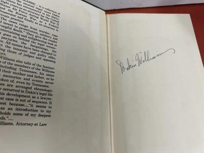 SIGNED BAR BIZARRE by Dakin Williams brother to Tennessee Wms wrote Foreward 1st - Image 1 of 4
