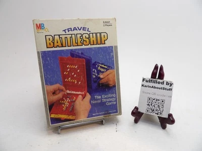 1986 Battleship Travel Game by Milton Bradley Complete in Good Cond Ships Free - Image 1 of 4