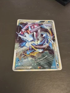 Tarjeta holográfica de gran tamaño Palkia & Dialga Legend 102/102 Jumbo - Rara - 2010 LP - Imagen 1 de 11