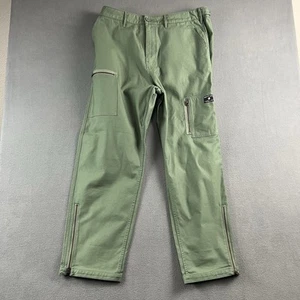Pantalone UNDFTD imbattuto uomo 36 verde cargo outdoor zip escursionismo outdoor - Foto 1 di 10