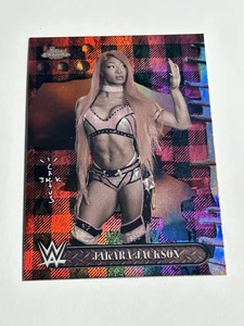2025 Topps Chrome Cactus Jack WWE Jakara Jackson Flannel - Picture 1 of 2