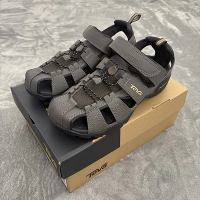 Sandalias Teva Forebay Para Hombres 8 Marrón Sin Cordones Zapatos de Pescador Medianos (D) Nuevas en Caja Foto 1 de 4