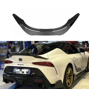 Carbon Fiber V Style Rear Trunk Spoiler for GR Supra A90 A91 MKV Ducktail - Picture 1 of 10