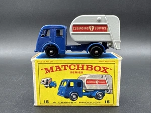 Vintage Lesney Matchbox #15 VOLKSWAGEN VW BUG WHITE 137 Original Box COMPLETE - Picture 1 of 14