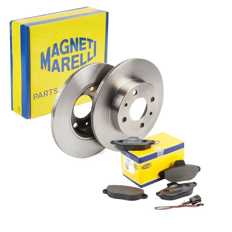 Kit Dischi e Pastiglie Pasticche Freni Anteriori Fiat Seicento 600 900 1100 1.1 - Immagine 1 di 4