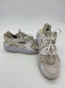 Nike Mens Air Huarache 318429-111 White Running Shoes Sneakers Size 9 - Picture 1 of 12