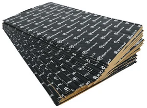 Rockville RockMat 15-25 15 Sq Ft 2.5MM 100 MIL Sound Vibration Deadener Car Kit - Picture 1 of 7