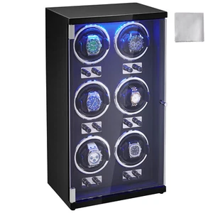 VEVOR Watch Winder for 6 Automatic Watches with 6 Quiet Japanese Mabuchi Motors - Imagen 1 de 12
