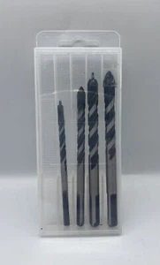 Hartmetallbestückter Bohrer Set Mauerwerk schwarz für Betonziegel Stein 4er Pack  - Bild 1 von 4