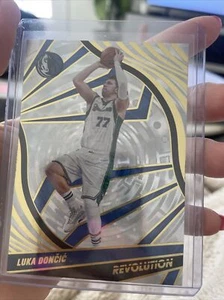 2021-22 Revolution Fractal Luka Doncic Basketball Card Mavs - Picture 1 of 2