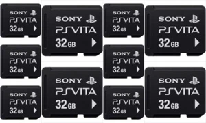 10x PSVITA PS Vita SONY GENUINE Playstation Memory Card Formatted 32 GB - Picture 1 of 2