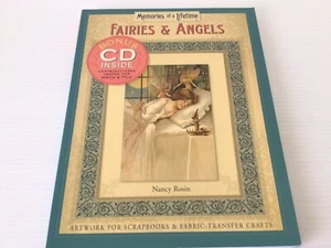 Fairies And Angels Nancy Rosin Pb Book Artwork For Scrapbooking & Fabric Craft - Picture 1 of 19