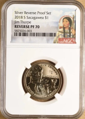 2018 Sacagawea Dollar NGC REVERSE PF70💥FLAWLESS QUALITY💥 - Image 1 of 2