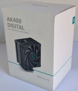 DeepCool AK400 DIGITAL WH Air Cooler, Single Tower, Real-Time CPU Status Screen - Afbeelding 1 van 8