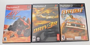 ATV Offroad Fury - Flatout- Driver 3 (PlayStation 2 PS2) Complete - Picture 1 of 5