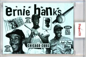 2021 TOPPS PROJECT 70 - ERNIE BANKS BY DON C - RAINBOW FOIL 48/70 #503 - Picture 1 of 2