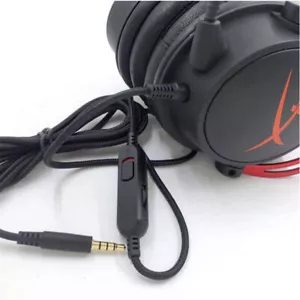 Replacement Braided 3.5mm Audio Cable for HyperX Cloud Alpha Gaming Headsets - Picture 1 of 5