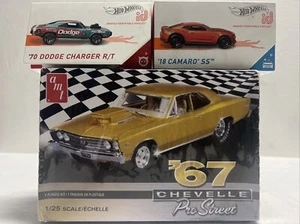 includes AMT 1/25 1967 Chevy Chevelle Pro Street 1/25 AMT876(damaged box) new - Picture 1 of 13