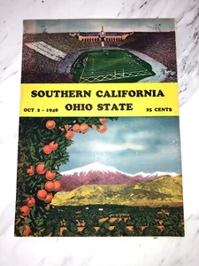 1948 Ohio State University Buckeyes vs. USC Trojans Football Program - Picture 1 of 8