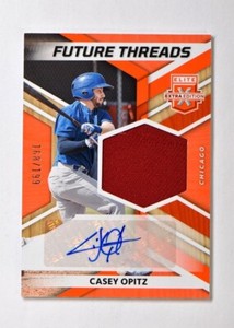 22 Elite Extra Edition Future Threads Auto Relic Orange #FTS-CO Casey Opitz /199