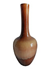 Vintage Royal Haeger Drip Glazed Bud Vase, Brown