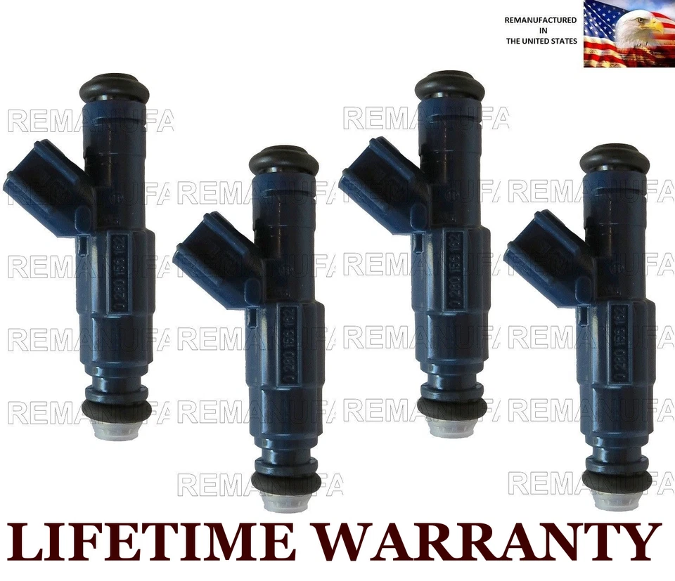 4 оригинальные топливные форсунки Bosch для Ford Focus Escape Mercury Mariner 2,0 л DOHC - Изображение 1 из 1