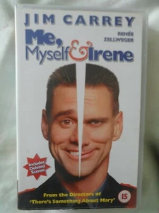 Me, Myself and Irene Jim Carrey PAL VHS Video Tape - Picture 1 of 5