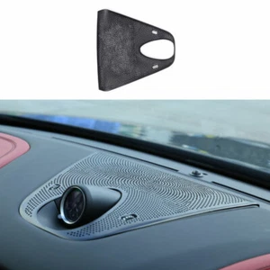 For Maserati Levante 17-21 Black Aluminum Console Dashboard Speaker Cover Decor - Foto 1 di 8