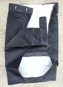 Boys Grey School Corduroy Shorts size 28 inch waist Fully lined 1960s style