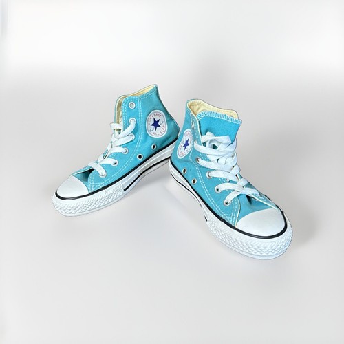 Scarpe alte Converse All Star Chuck Taylor Aqua in tela taglia 11 giovani 354381F