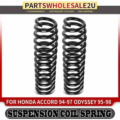 2x Molas helicoidais dianteiras esquerda e direita para Honda Odyssey 1995-1998 Accord 1994-1997 - Imagem 1 de 4
