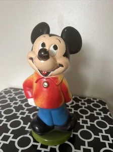 Vintage Mickey Mouse Kunststoff Bank - Bild 1 von 3