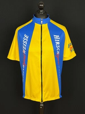 Camiseta de ciclismo Biemme Cool Max para hombre talla 2XL cremallera completa Hirsch Sport Weisse Beer Foto 1 de 4