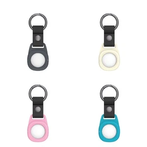 Onn. Rugged Protective Holder with Carabiner-Style Ring for Airtag, Set Of 4 - Picture 1 of 5