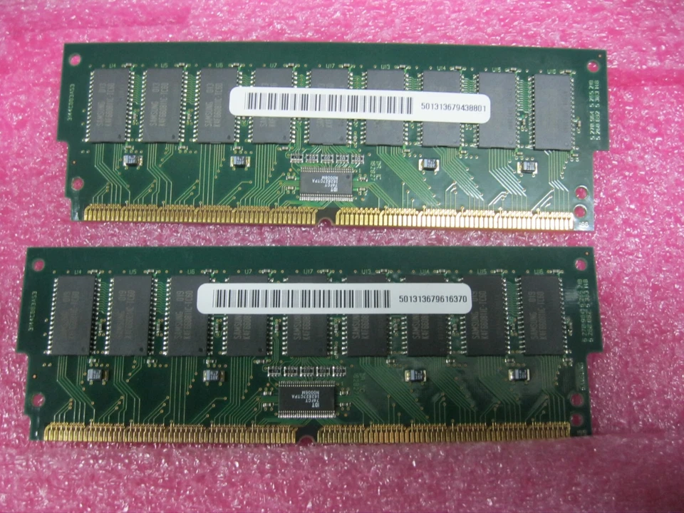 Sun X7004A 501-3136 256MB mem kit  ( 2 * 128MB ) Samsung  - L2A07 - Image 1 of 3