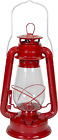 Vintage Hurricane Lantern Fuel Oil Lamp Camping Lanterns Outdoor ‎12 Inch, Red