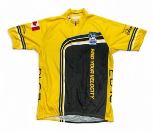 Sugoi Find Your Velocity Conquer Cancer Canada Cycling Bike Jersey Men's M - Picture 1 of 6