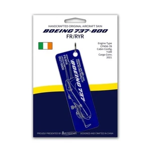 Tagi lotnicze Ryanair Boeing 737 niebieskie - Zdjęcie 1 z 1
