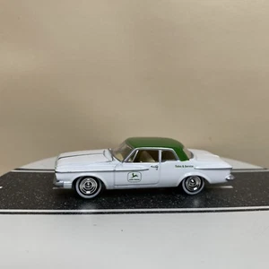 Johnny Lightning John Deere #2 1962 Plymouth Belvedere White & Green w/Logo NM - Picture 1 of 14