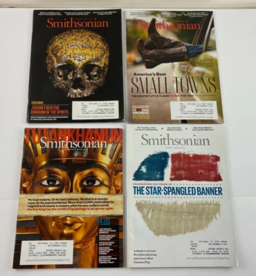 2014 Lot of 4 Smithsonian Magazines, March, April, June, December Foto 1 de 4
